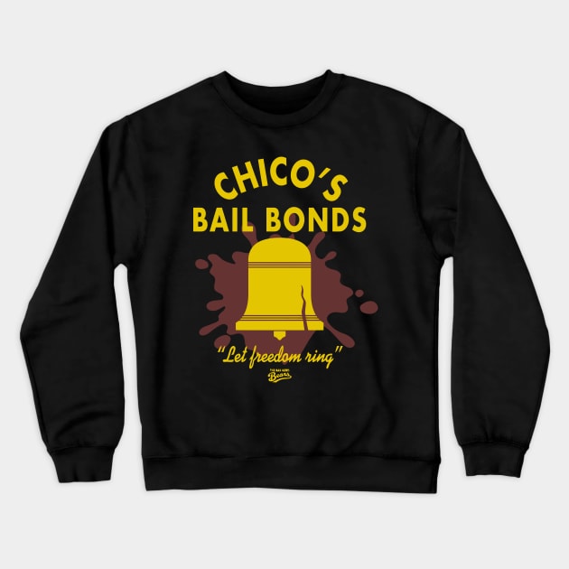 Bad News Bears Chicos Bail Bonds Crewneck Sweatshirt by joeysartworld